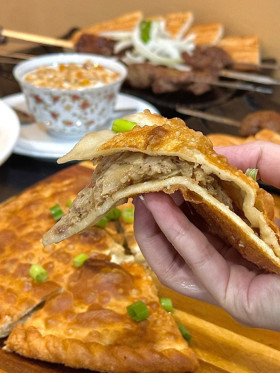 Goshnan 肉馕, Kroran Uyghur Cuisine